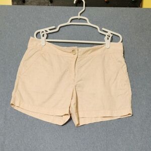 LOFT pink printed shorts. Size 12